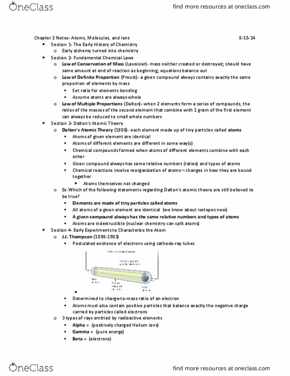 CHEM-C 243 Lecture Notes - Lecture 2: Potassium Nitrate, Transition Metal, Chromate And Dichromate thumbnail