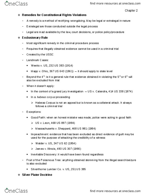 SPEA-J - Public And Environmental Affairs SPEA-J 302 Lecture Notes - Lecture 2: U.S. Route 206, Police Misconduct, Res Judicata thumbnail