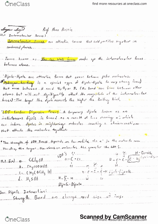 CHE 202 Lecture 1: Chemsitry 202 Sections 11.1-11.2 Class Notes thumbnail