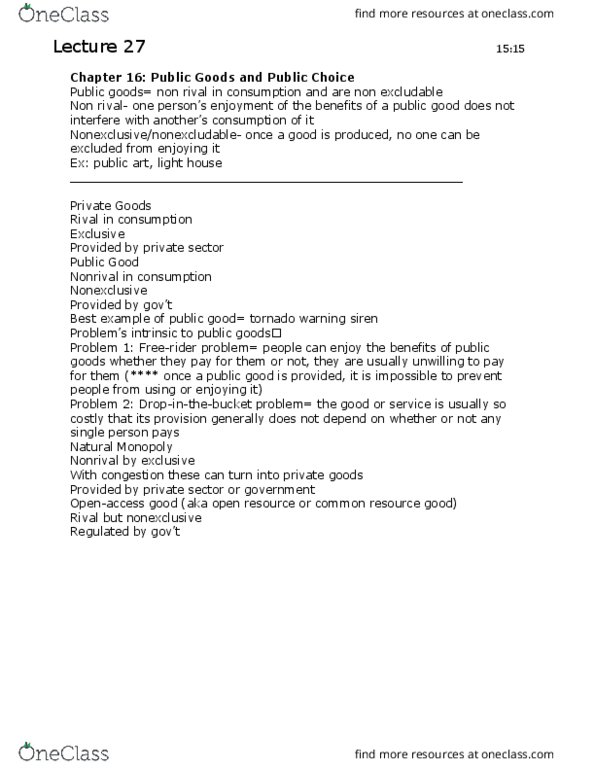 ECON 2005 Lecture Notes - Lecture 27: Tornado Warning, Demand Curve, Cost Curve thumbnail