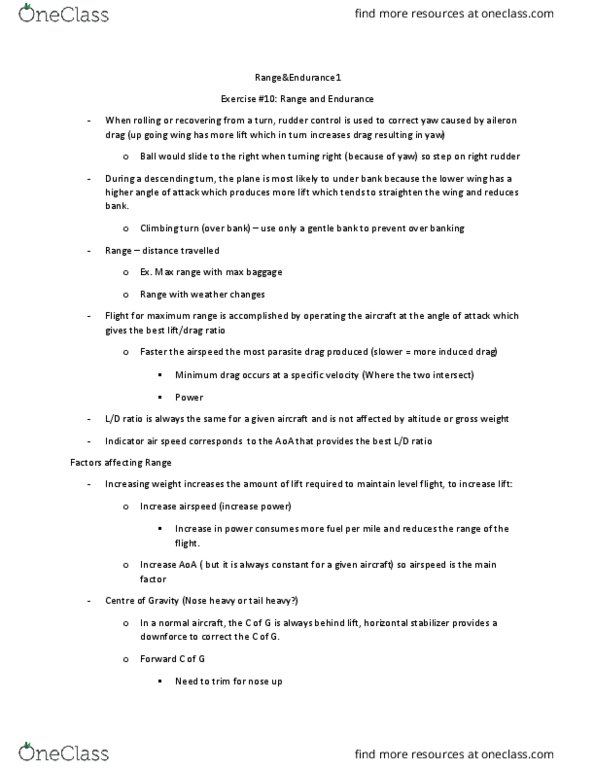 AVIA102 Lecture Notes - Lecture 20: Parasitic Drag, Aileron, Trim Tab thumbnail