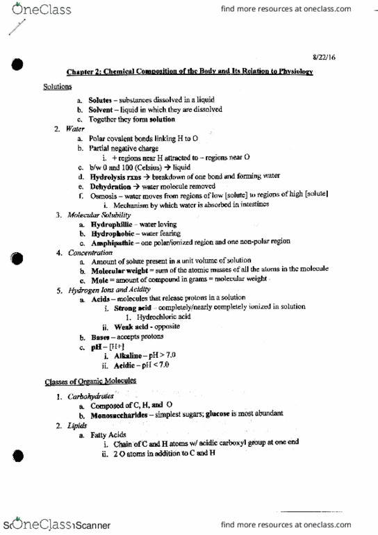 BIOL 4431K Chapter 2-3: Cellular Structure, Proteins, and Metabolic Pathways thumbnail