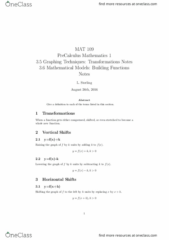 MAT 109 Lecture Notes - Lecture 5: Farad thumbnail