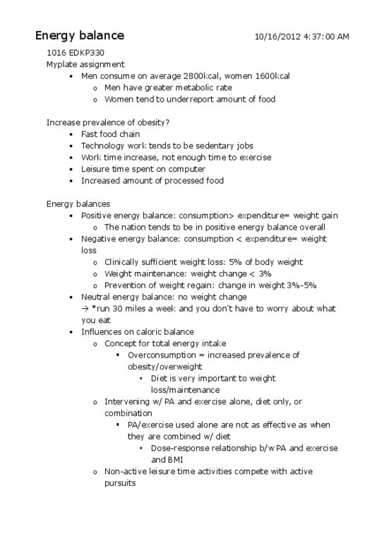 EDKP 330 Lecture Notes - Pritikin Diet, Scarsdale Diet, Atkins Diet thumbnail