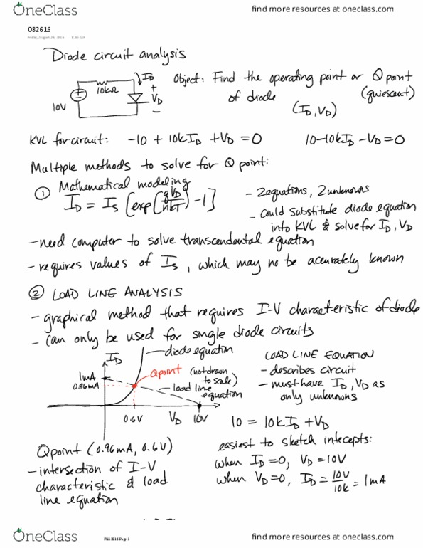 ECE 302 Lecture 3: Lecture 3- Diode Ckt Analysis thumbnail