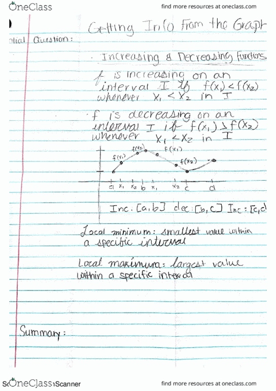 MATH 019 Lecture 1: Getting Information From Graphs thumbnail