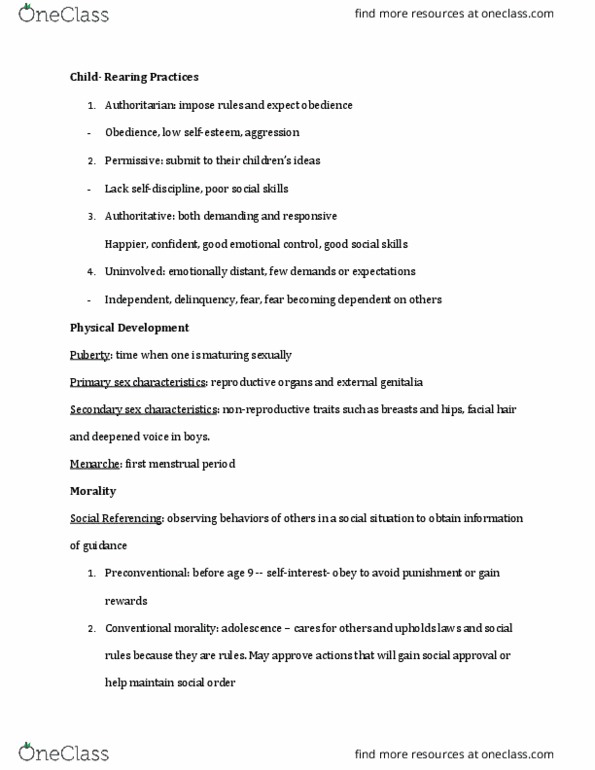 PSYCH-AD 101 Lecture Notes - Lecture 4: Secondary Sex Characteristic, Social Intuitionism, Normative Social Influence thumbnail