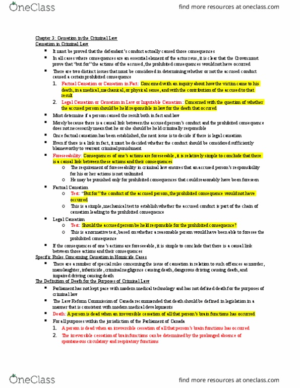 CRIM 230 Lecture Notes - Lecture 3: Assisted Suicide, Indictable Offence, Sue Rodriguez thumbnail