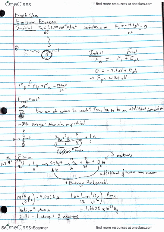 01:750:203 Lecture 11: Lecture 11 Radioactive Decay and Fission and Fusion thumbnail