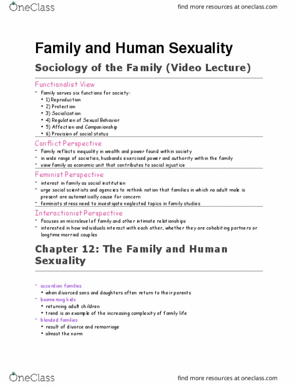 SOC 1001 Lecture Notes - Lecture 11: Monogamy, Bilateral Descent, Nuclear Family thumbnail