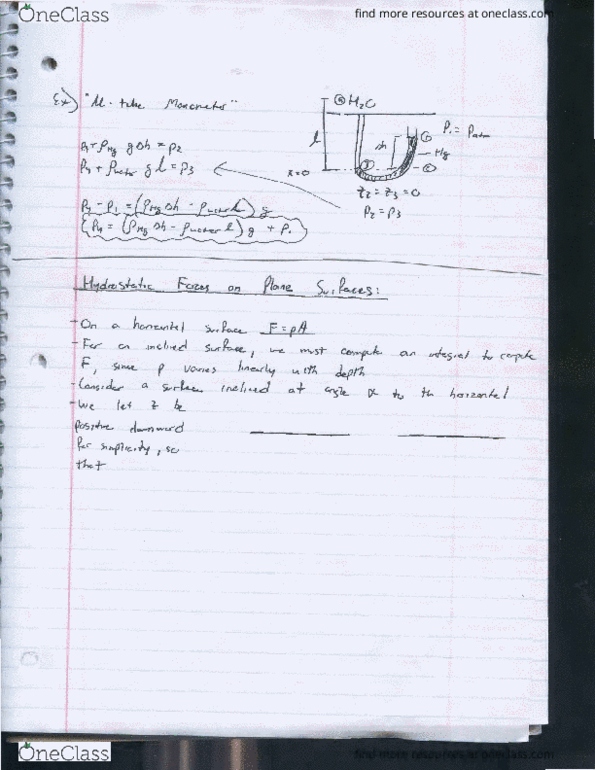 AERSP 311 Lecture 2: 9. Example 1 & JHydrostatic forces on Plane Surfaces thumbnail