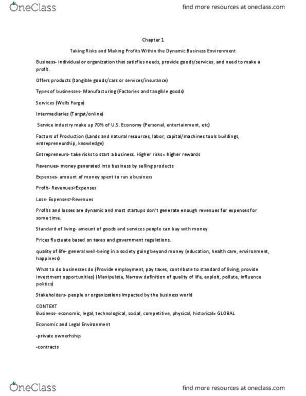 MGMT 1 Lecture Notes - Lecture 2: Resource Depletion, Outsourcing, Offshoring thumbnail