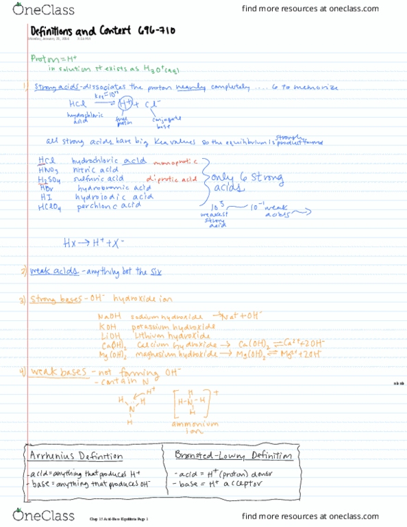 CHEM 104 Lecture 3: Acid Base Equilibrium thumbnail