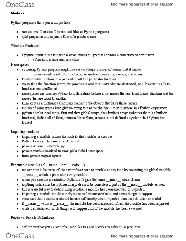 I&C SCI 32 Lecture Notes - Lecture 3: Local Variable, Global Variable, Eval thumbnail