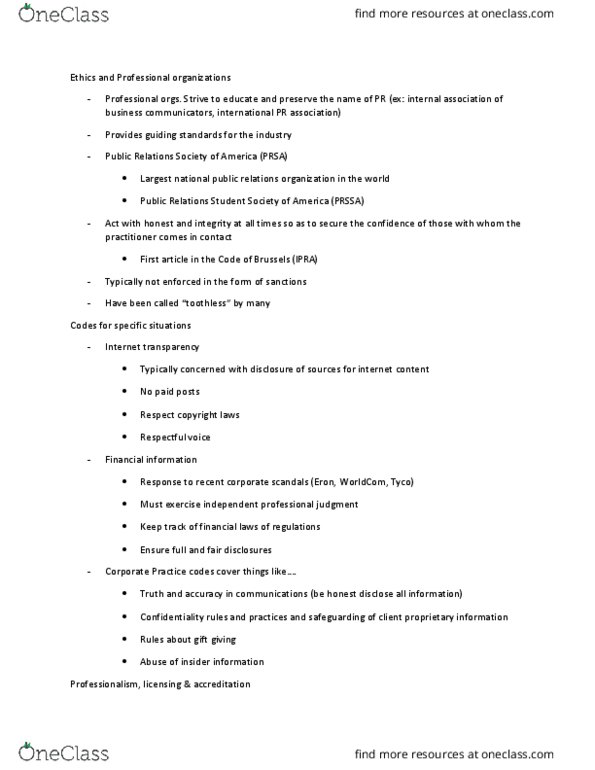 FDNS 2100 Lecture Notes - Lecture 7: Mci Inc., Disclose, Federal Communications Commission thumbnail