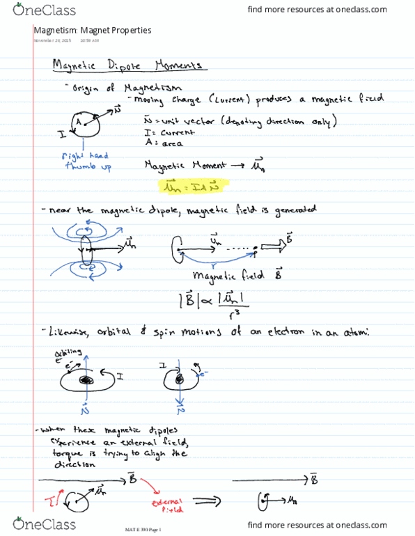 MAT E390 Lecture 32: 32 Magnetism Magnet Properties thumbnail