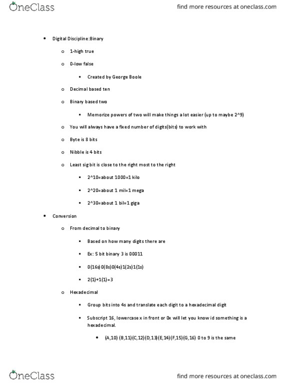 CS 120 Lecture Notes - Lecture 2: George Boole thumbnail