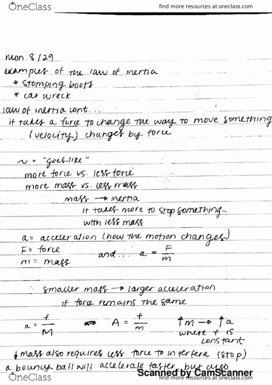 PHYS 1023 Lecture 2: MOTION CONT. thumbnail