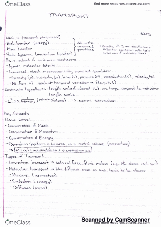 EN.540.303 Lecture 1: Introduction to Transport I-Basic Laws, Types of Transport, Heat Transfer Example thumbnail