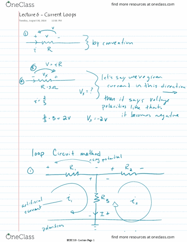 ECE 210 Lecture 6: Current Loops thumbnail