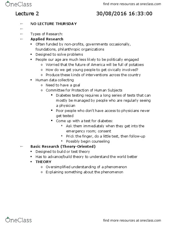 POL SCI 3 Lecture Notes - Lecture 2: Positive Political Theory thumbnail