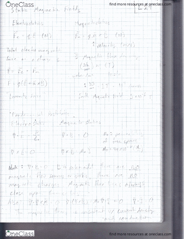 EEE 241 Lecture 4: Notes 4 Magnetostatics thumbnail