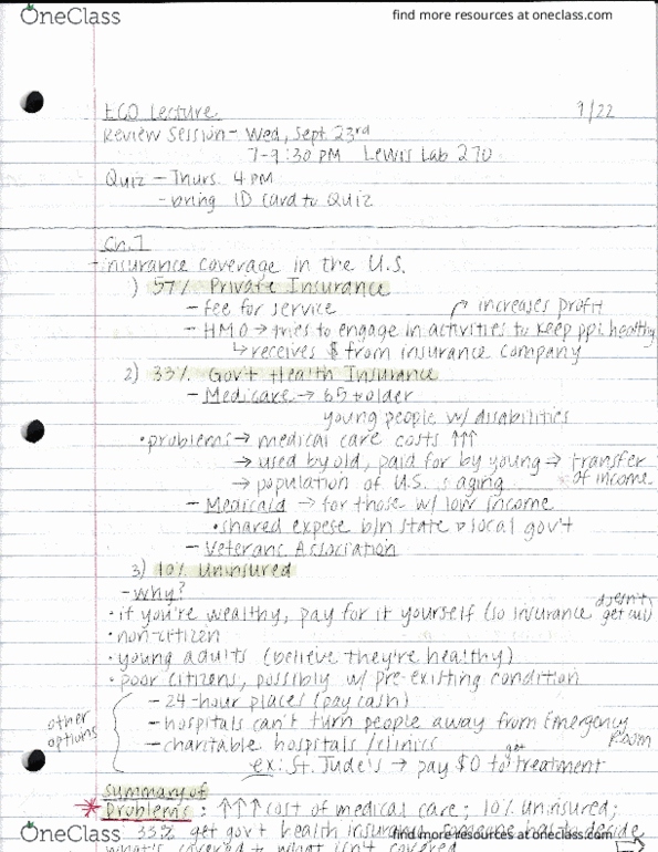 ECO 1 Lecture 9: ECO 001 9-22 thumbnail