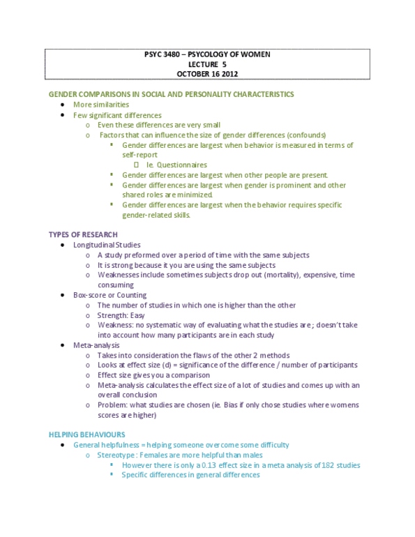 PSYC 3480 Lecture Notes - Lecture 5: Effect Size, Rhesus Macaque, Operational Definition thumbnail