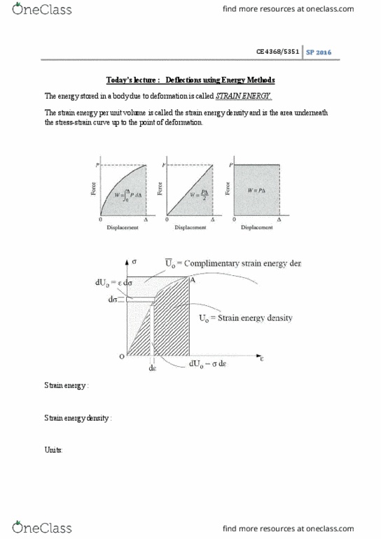 CE 5351 Lecture Notes - Lecture 7: Virtual Work thumbnail