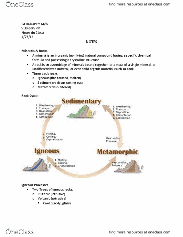 GEOG 1113 Lecture Notes - Lecture 3: Plate Tectonics, Continental Crust, Convergent Boundary thumbnail