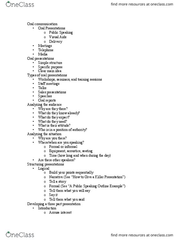 CMN 279 Lecture Notes - Lecture 6: Communication, Microsoft Powerpoint, Prezi thumbnail