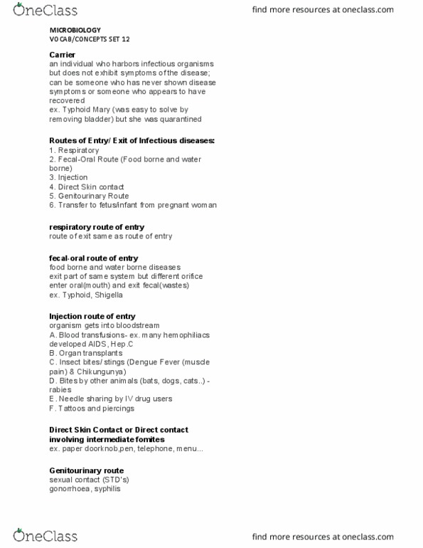 11:680:491 Lecture Notes - Lecture 12: Fetus, Microorganism, Streptococcus thumbnail