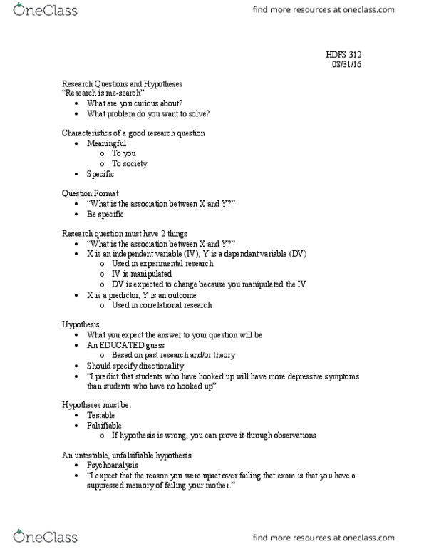 HD FS 312W Lecture Notes - Lecture 3: Apache Hadoop, Research Question, Grip Strength thumbnail