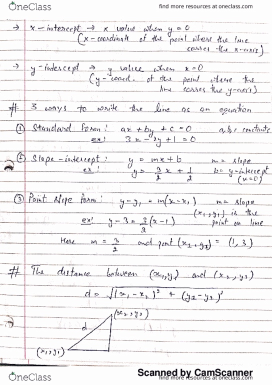 MATH 1113 Lecture 4: Summary of 1.1 , 1.2 and 1.3 part 2 thumbnail