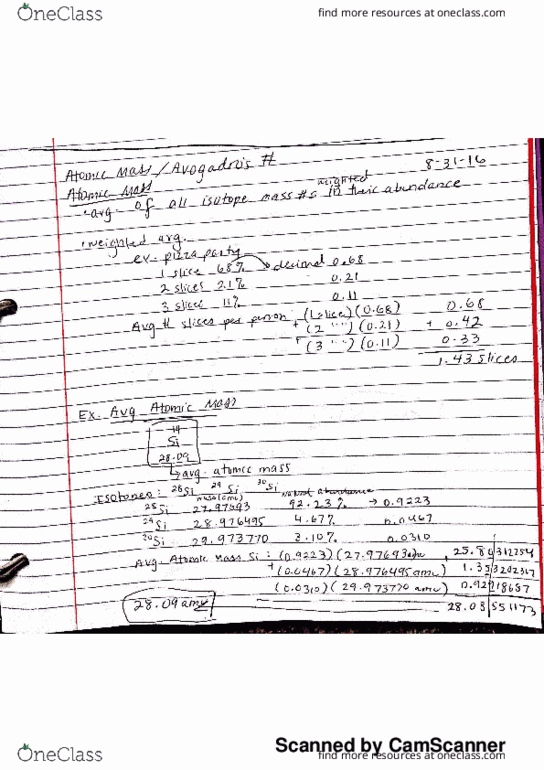 CHEM 111 Lecture 4: Atomic Mass and Avogadro's Number thumbnail