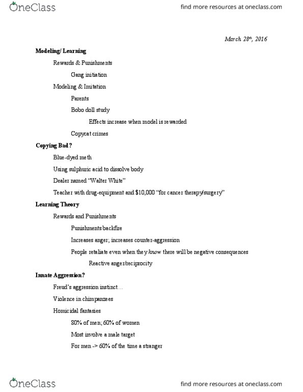 PSYC 221 Lecture Notes - Lecture 7: Eye Tracking, Methamphetamine, Hedonic Treadmill thumbnail