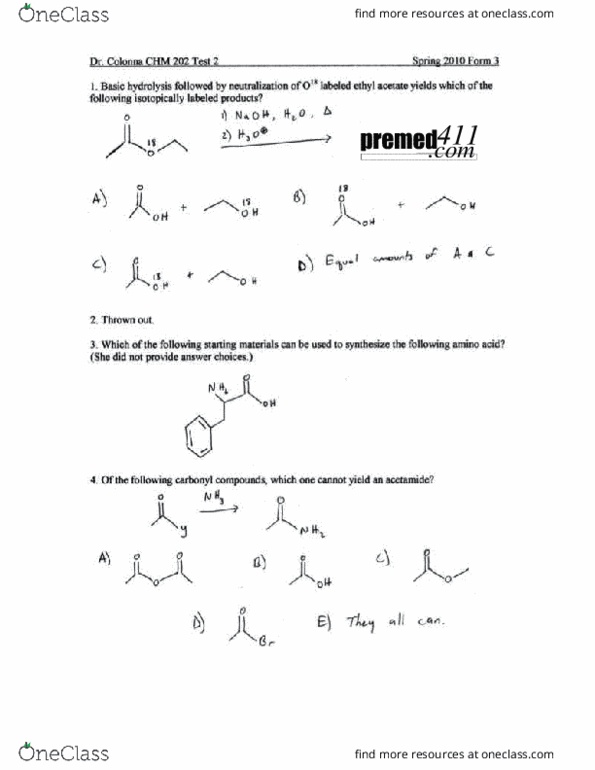 CHM 202 Lecture 4: C202C S10 T2 thumbnail