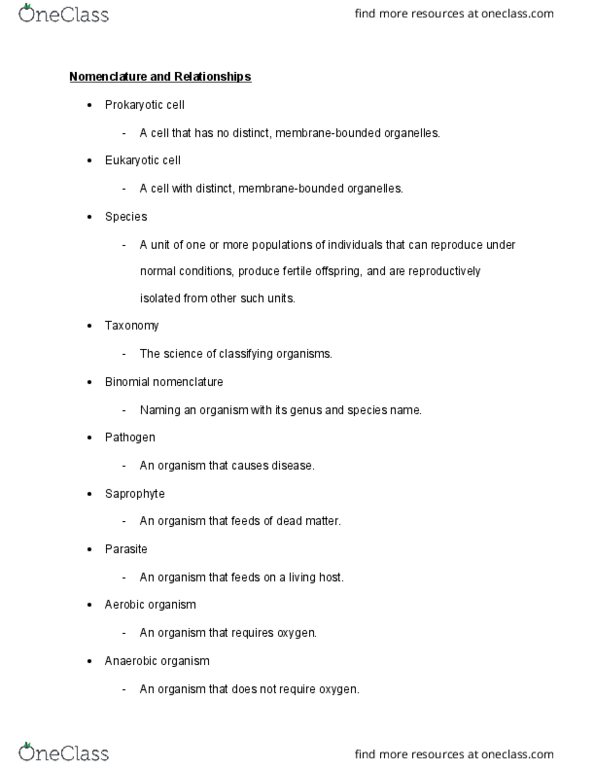 01:119:101 Lecture Notes - Lecture 4: Aerobic Organism, Commensalism, Anaerobic Organism thumbnail