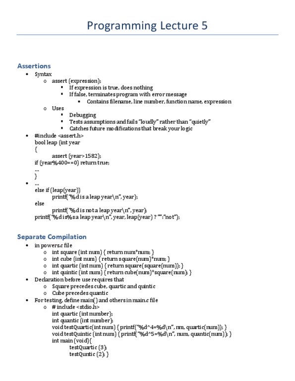 CS137 Lecture Notes - Lecture 5: Quintic Function, Quantum, Return Type thumbnail