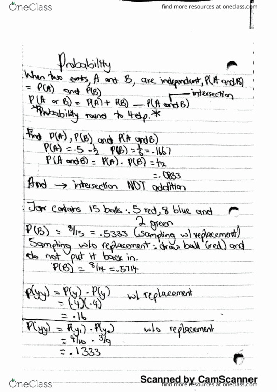 MATH 1107 Lecture 5: Probability/Probability distribution thumbnail