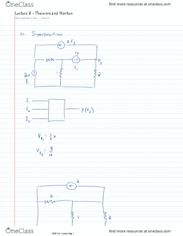 ECE 210 Lecture 8: Thevenin and Norton thumbnail