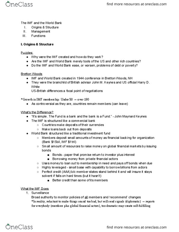 IGS 10a Lecture Notes - Lecture 3: Christine Lagarde, Jim Yong Kim, Washington Consensus thumbnail