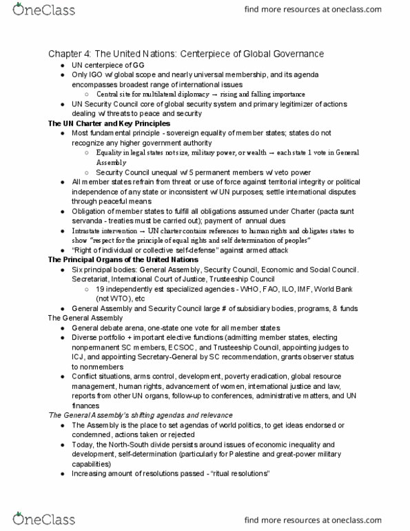 IGS 10a Chapter Notes - Chapter 4: Secretary-General Of The United Nations, Channel (Communications), Pacta Sunt Servanda thumbnail