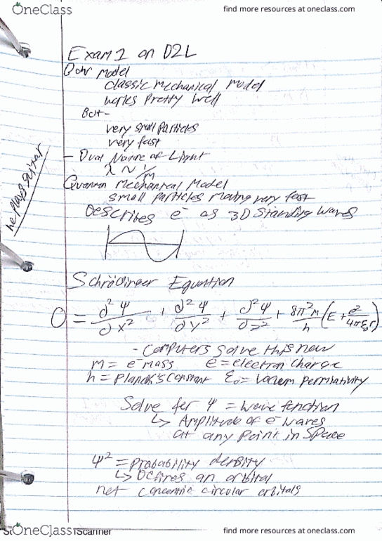 CHEM 1414 Lecture 4: Bohr Orbital Model thumbnail