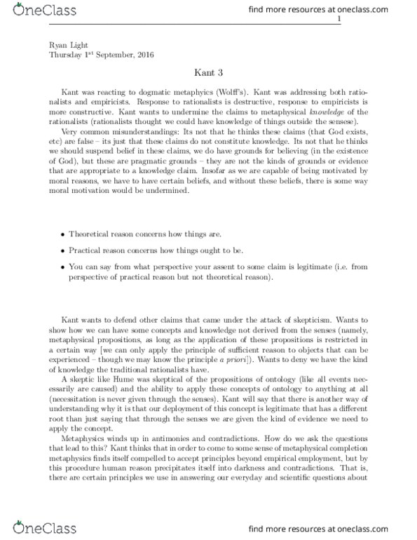 PHILOS 178 Lecture Notes - Lecture 3: Practical Reason, Wols thumbnail