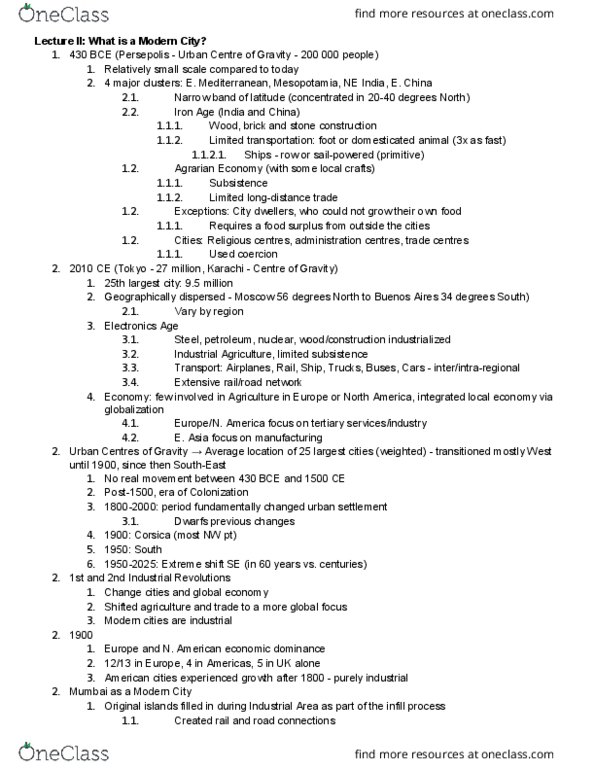 GEOG 217 Lecture Notes - Lecture 2: Georg Simmel, Informal Social Control, Anomie thumbnail