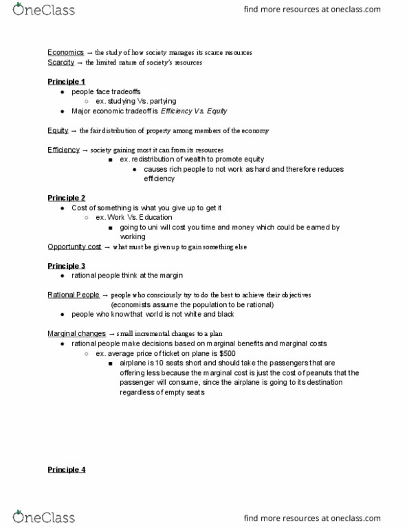 ECON 1BB3 Chapter Notes - Chapter 1: Seat Belt Legislation, Marginal Cost, Opportunity Cost thumbnail