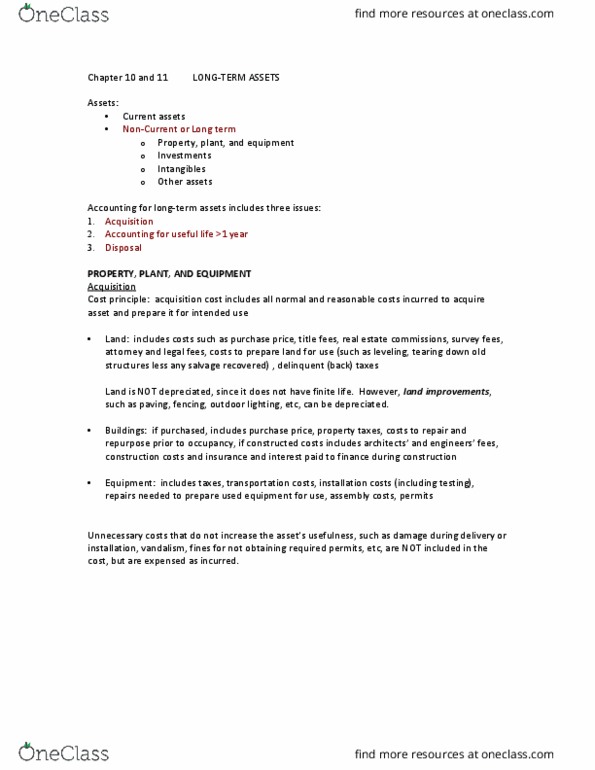 ACCT 209 Lecture Notes - Lecture 9: Income Statement, Ddb Worldwide, Drill thumbnail
