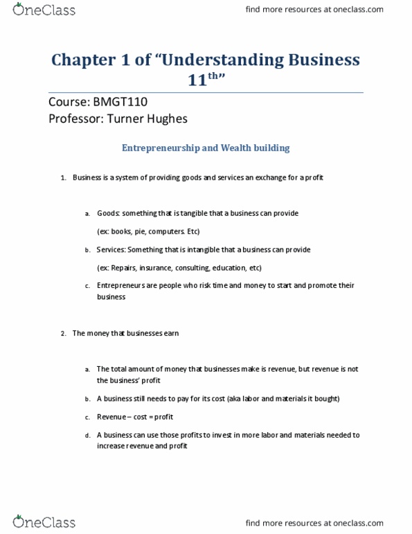 BMGT 110 Chapter Notes - Chapter 1: My5, Antivirus Software, Insourcing thumbnail