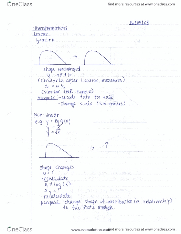 STA130H1 Lecture Notes - Lecture 4: Normal Distribution thumbnail